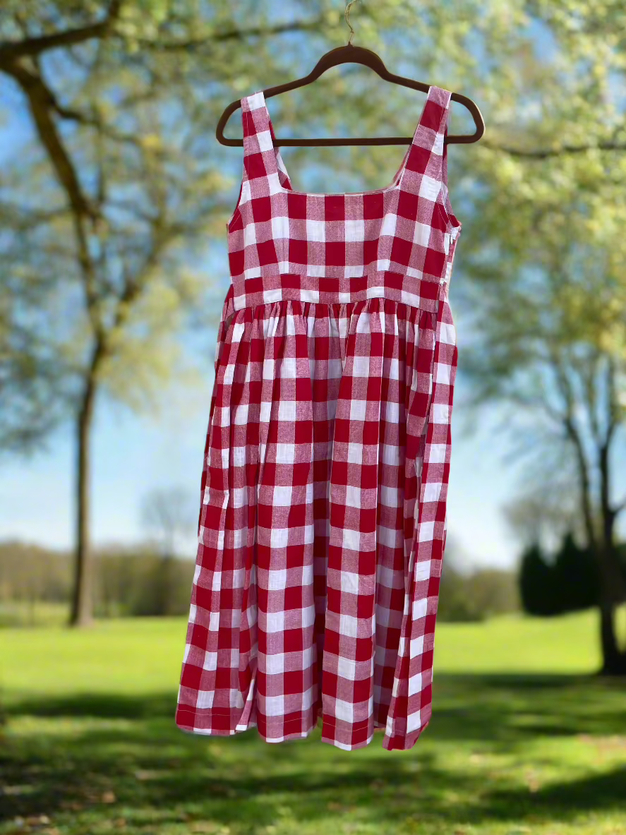 Checkmate Dress - Red