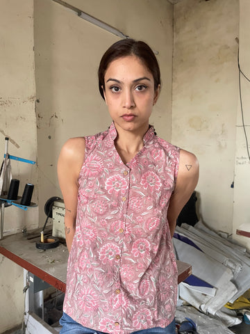 Mogra top | Rosy Brown