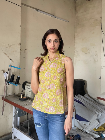 Mogra top | Green