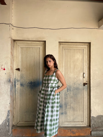 Checkmate Dress | Green
