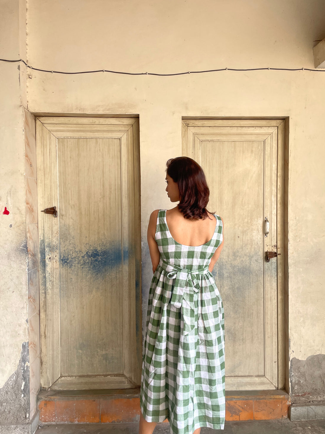 Checkmate Dress | Green