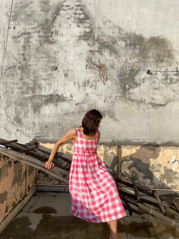 Checkmate Dress | Pink