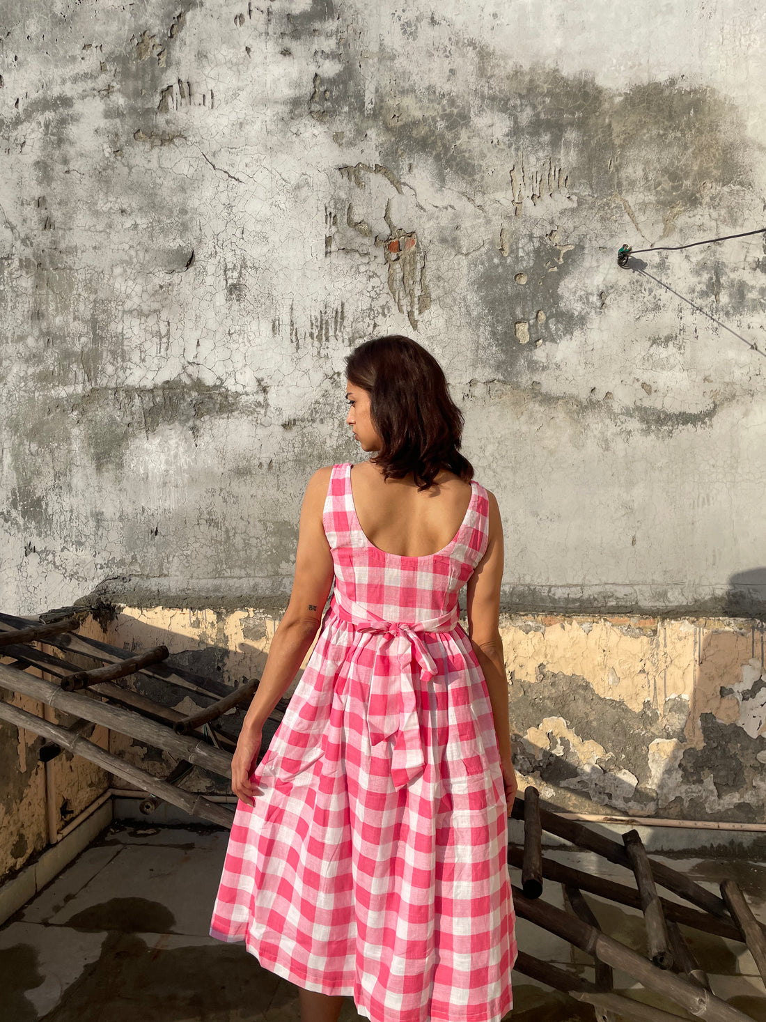 Checkmate Dress | Pink