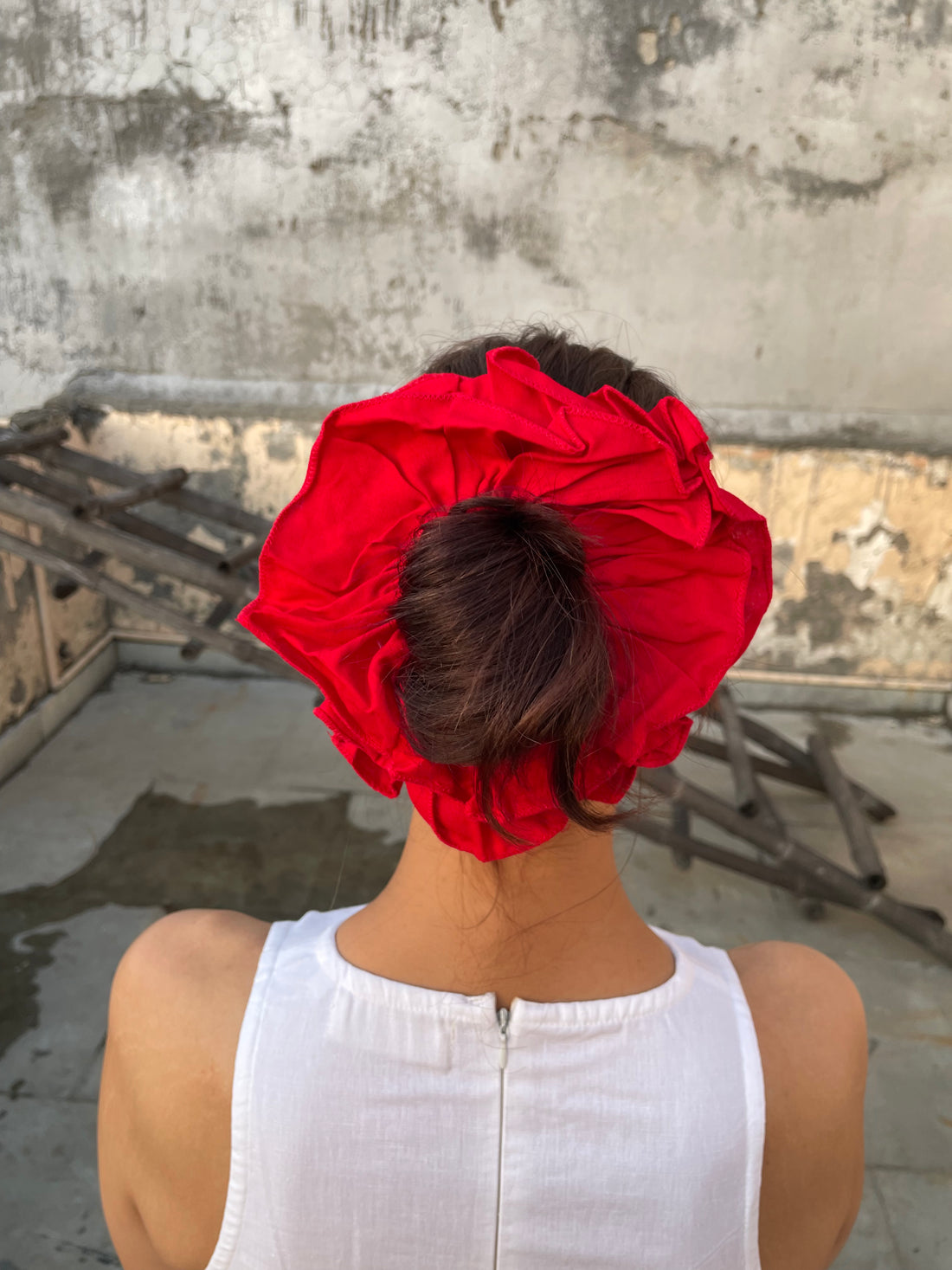 Solid Scrunchie - Red