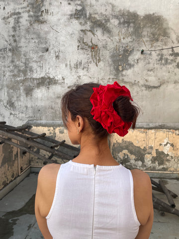 Solid Scrunchie - Red
